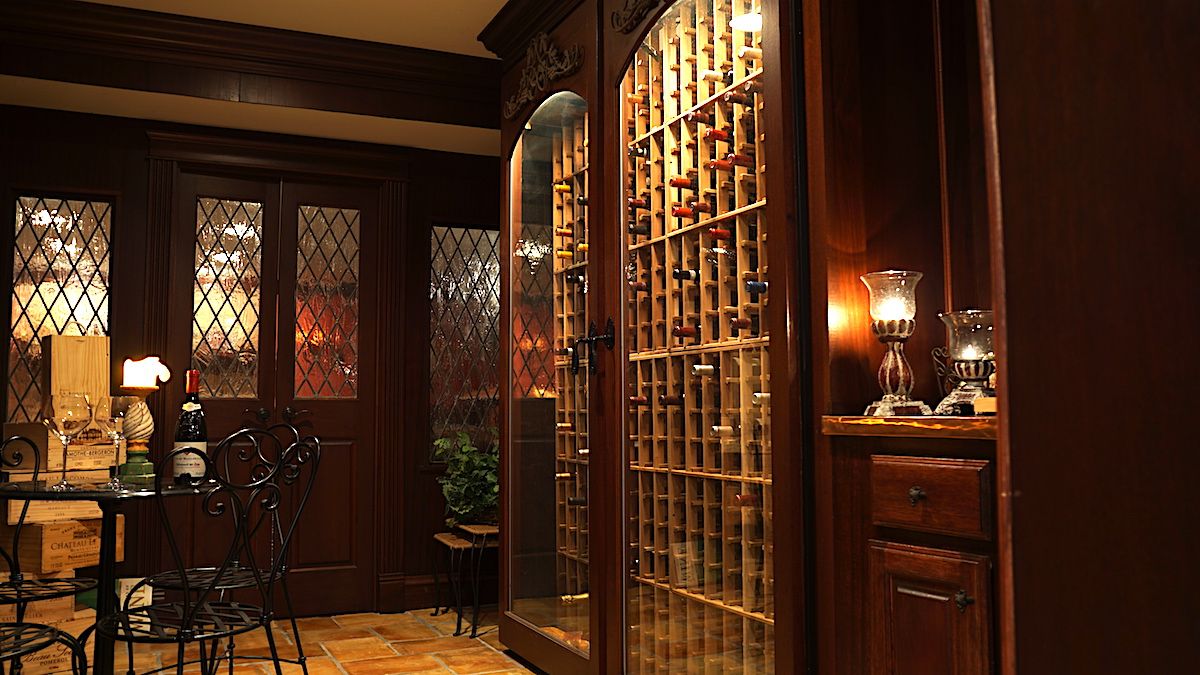 Wine cellar with tasting room