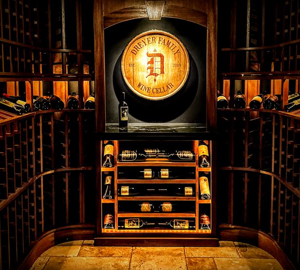 custom wine cellar lighting