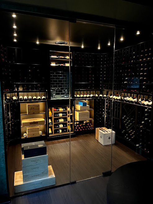residential wine cellar installation