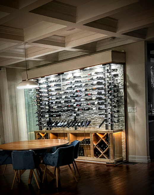 small wine room design